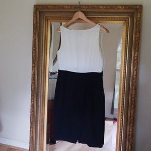 Ann Taylor LOFT black & white dress
